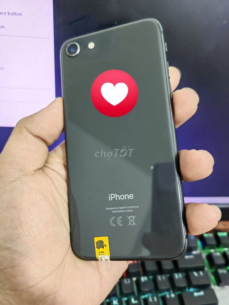 Apple iPhone 8 64GB Đen Zin full chức năng. Mua bán Điện thoại tại Quận Tân Bình Tp Hồ Chí Minh được đăng bởi Hội Đồ Điện Tử hình 1