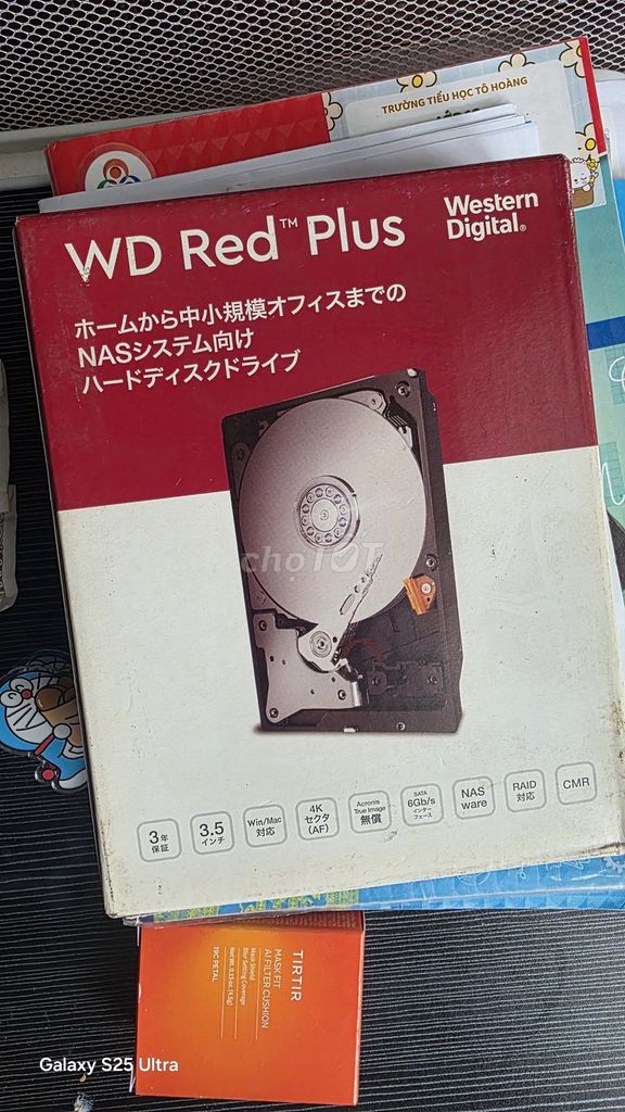 Ổ cứng HDD Western Digital WD Red Plus 6TB. Mua bán Linh kiện (RAM, Card...) tại Quận Hai Bà Trưng Hà Nội được đăng bởi Pham Phan Anh hình 1