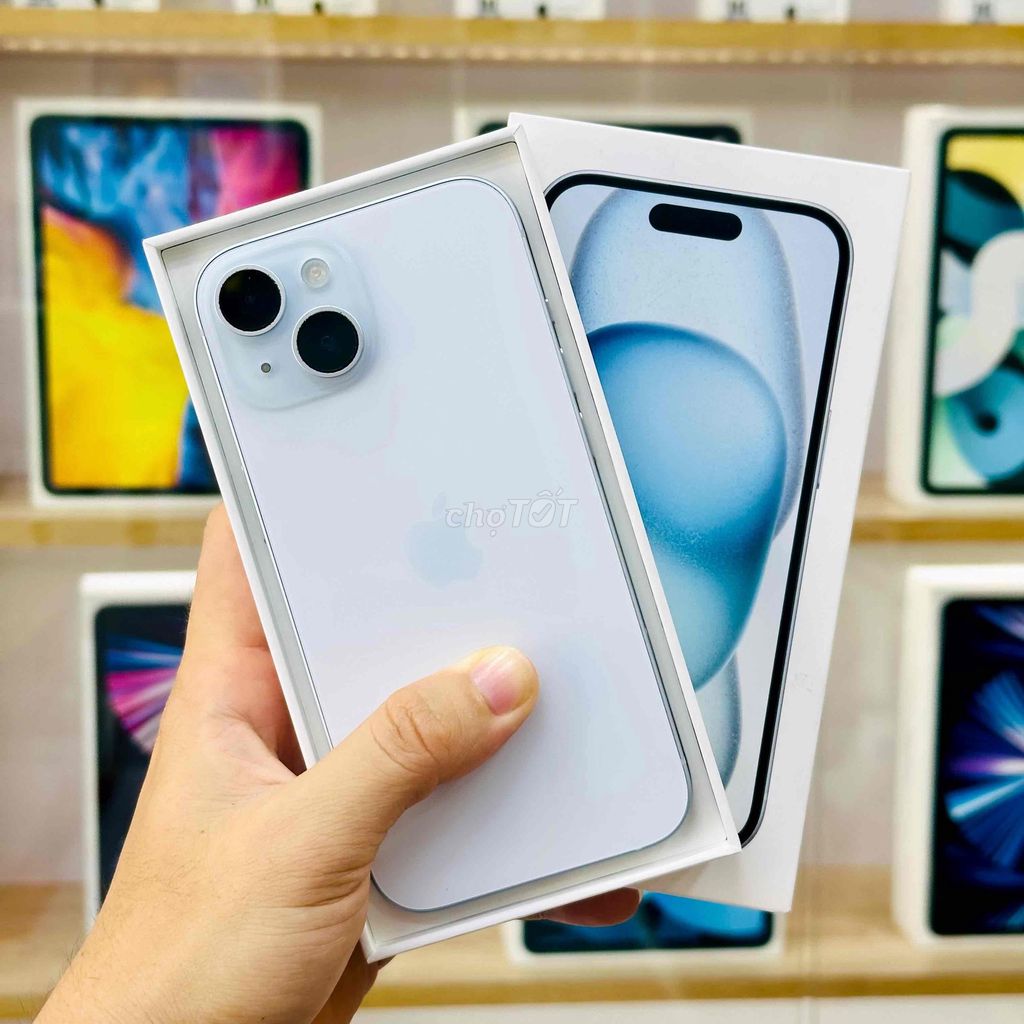 🍎15 XANH BLUE 128GB VN/A ĐẸP 99% FULLBOX PIN89%. Mua bán Điện thoại tại Quận Bình Thuỷ Cần Thơ được đăng bởi Nghĩa Trần Mobile hình 1