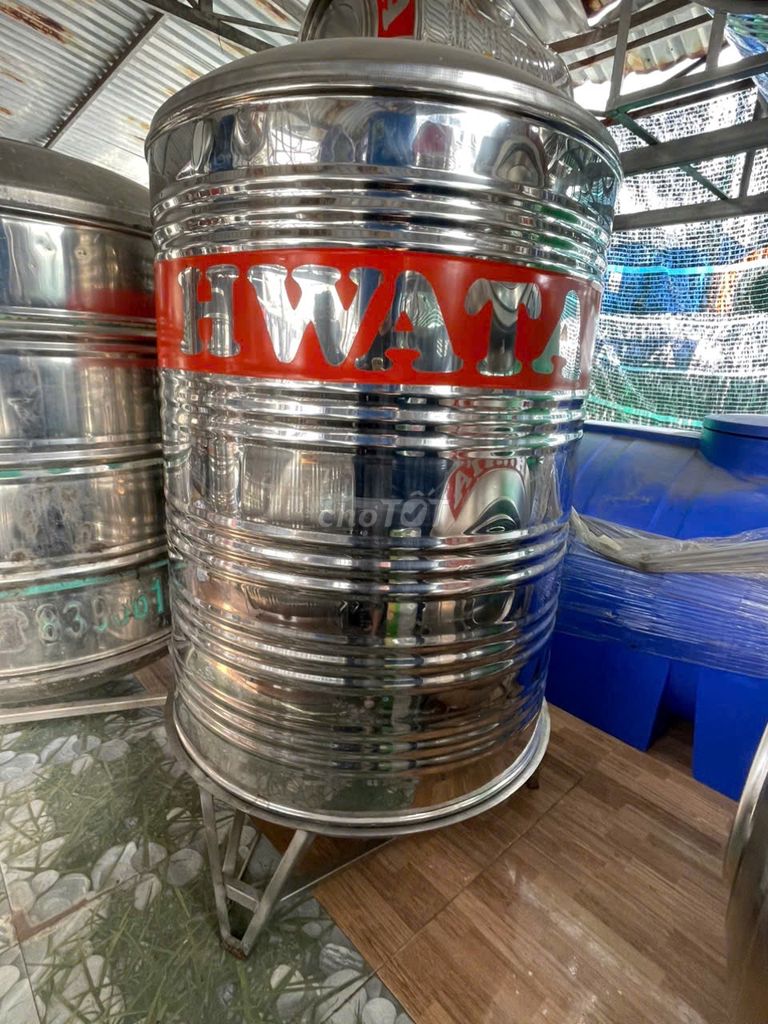 Bồn nước Hwata 1000L Đứng Inox thanh lý. Mua bán Thiết bị vệ sinh, nhà tắm tại Huyện Củ Chi Tp Hồ Chí Minh được đăng bởi BỒN NHỰA VÀ INOX hình 1