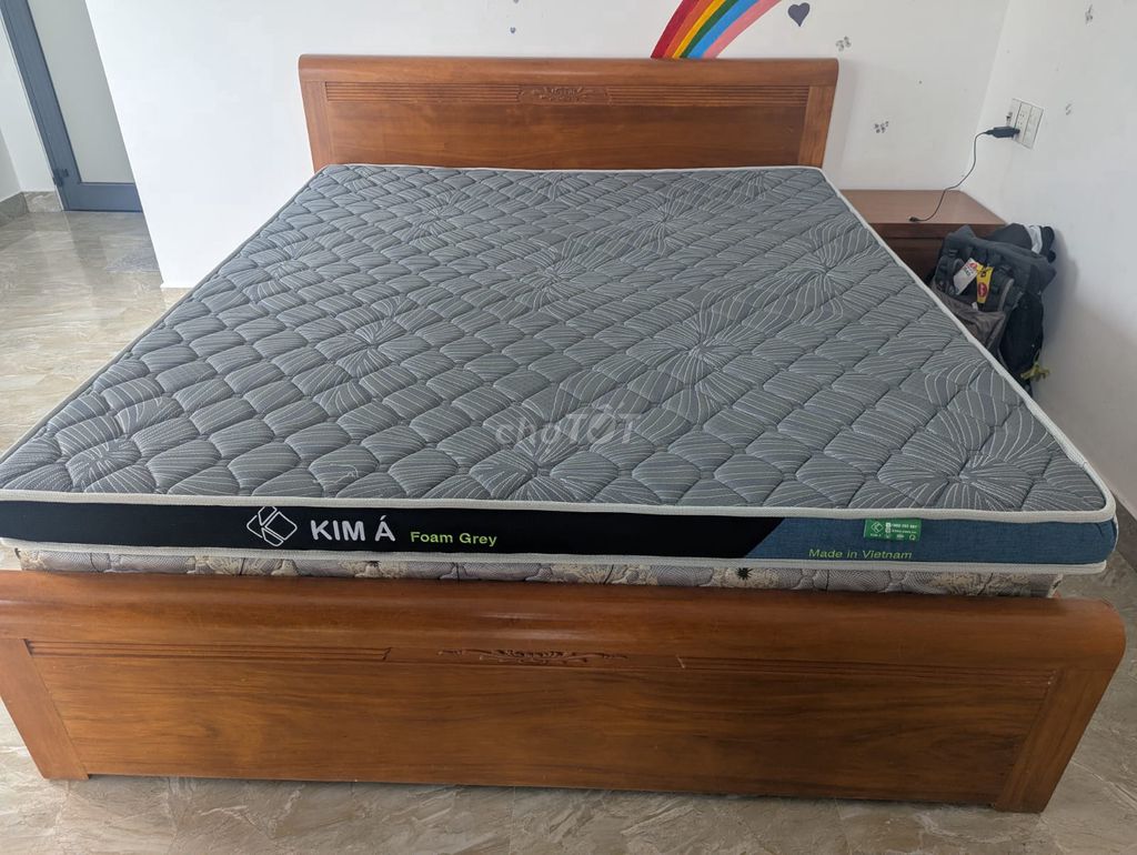 Nệm KIM Á Foam Grey Xám. Mua bán Giường, chăn ga gối nệm tại Thành phố Hội An Quảng Nam được đăng bởi Thao Trinh hình 1