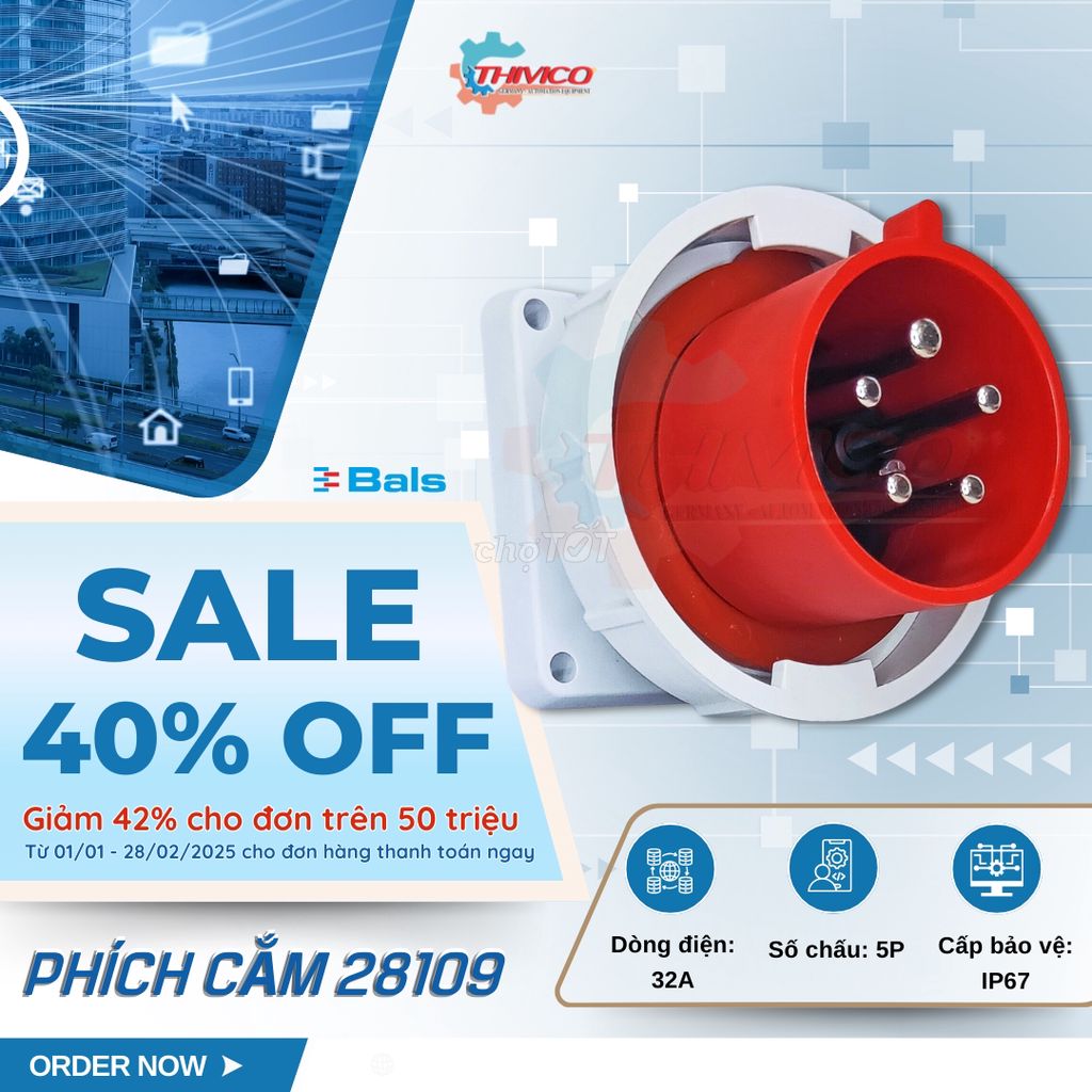 Phích cắm 28109 Bals