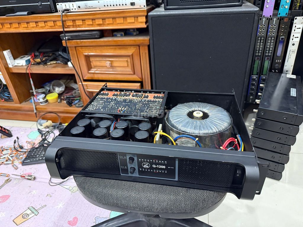 Cục đẩy công suất 2 kênh, mạch class TD 1200W/Kênh. Mua bán Tivi, Âm thanh tại Quận 12 Tp Hồ Chí Minh được đăng bởi Hoa Van hình 1