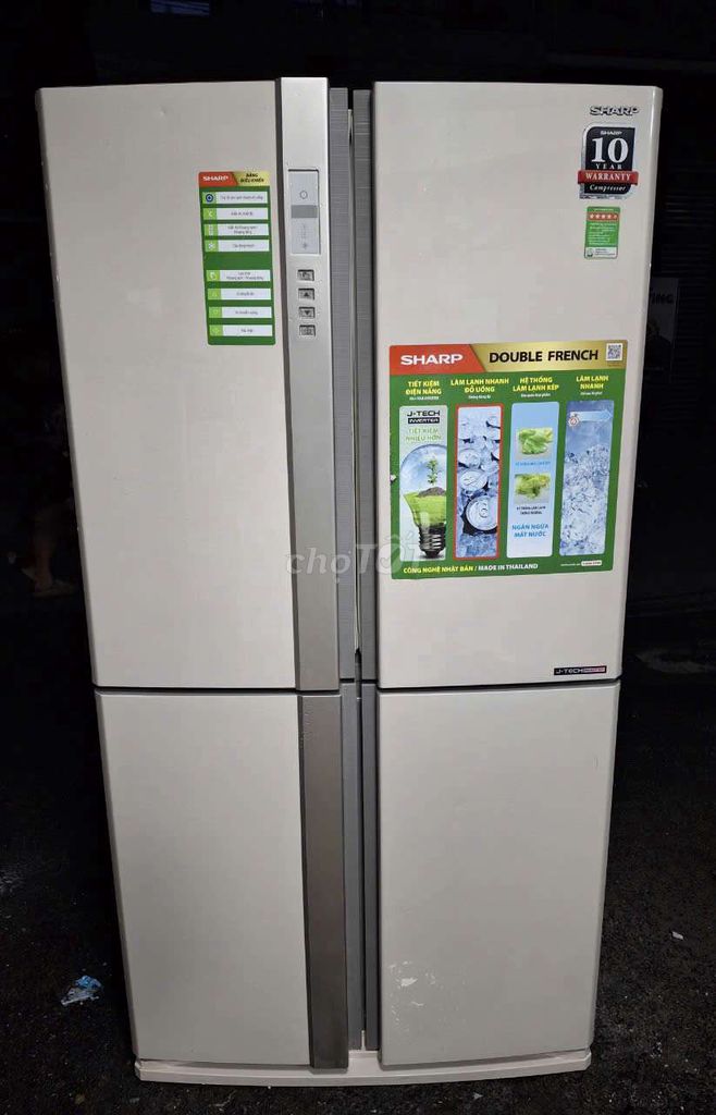 Tủ lạnh 4 cánh Sharp inverter side by side