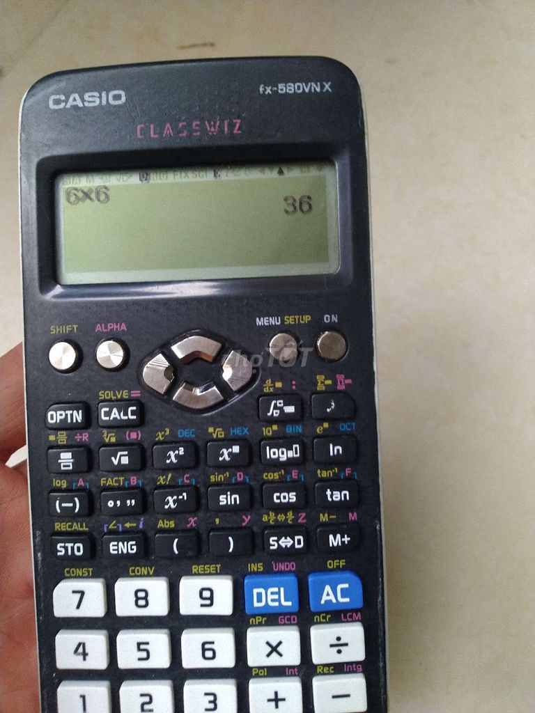 Máy tính Casio 580 chĩnh hãng