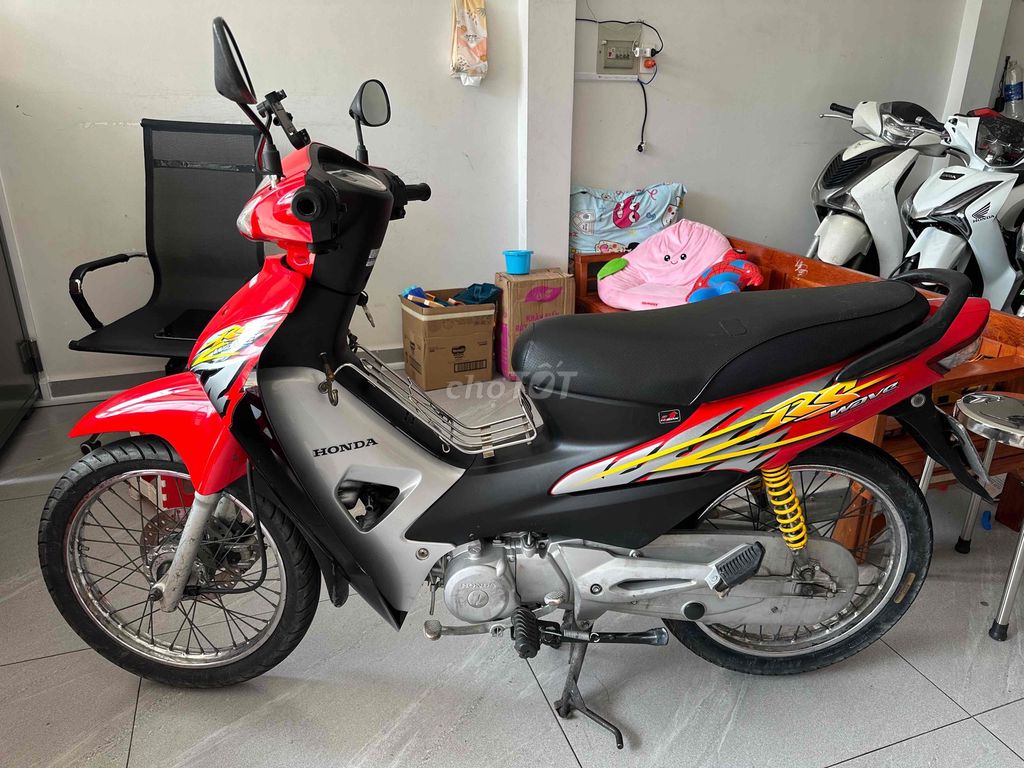 Honda Wave RS 2007 Красно-черно-серебристый