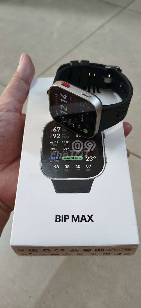 Amazfit Bip Max Đen - bh hãng VN 06/2027 !. Mua bán Thiết bị đeo thông minh tại Quận 3 Tp Hồ Chí Minh được đăng bởi Anh hình 1