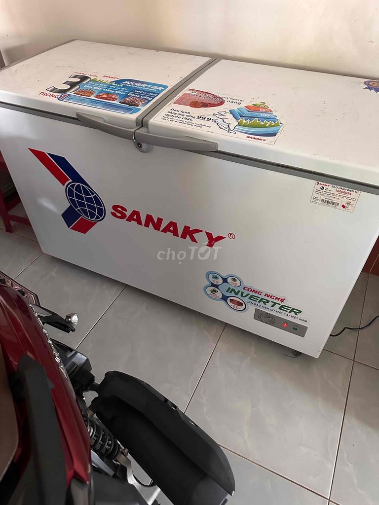 Tủ đông Sanaky Inverter Trắng. Mua bán Tủ lạnh tại Quận Ninh Kiều Cần Thơ được đăng bởi thang hình 1