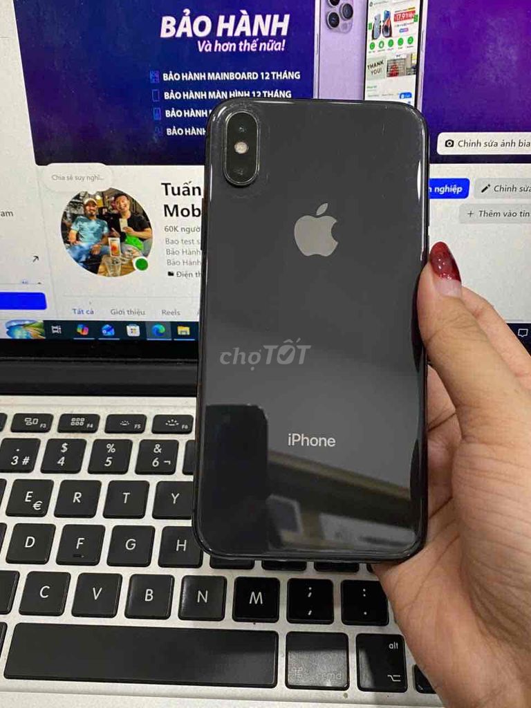 Apple iPhone X 64GB Đen Sọc Hư Đốm Lỗi Face ID. Mua bán Điện thoại tại Quận 3 Tp Hồ Chí Minh được đăng bởi Tuấn Nguyễn hình 1