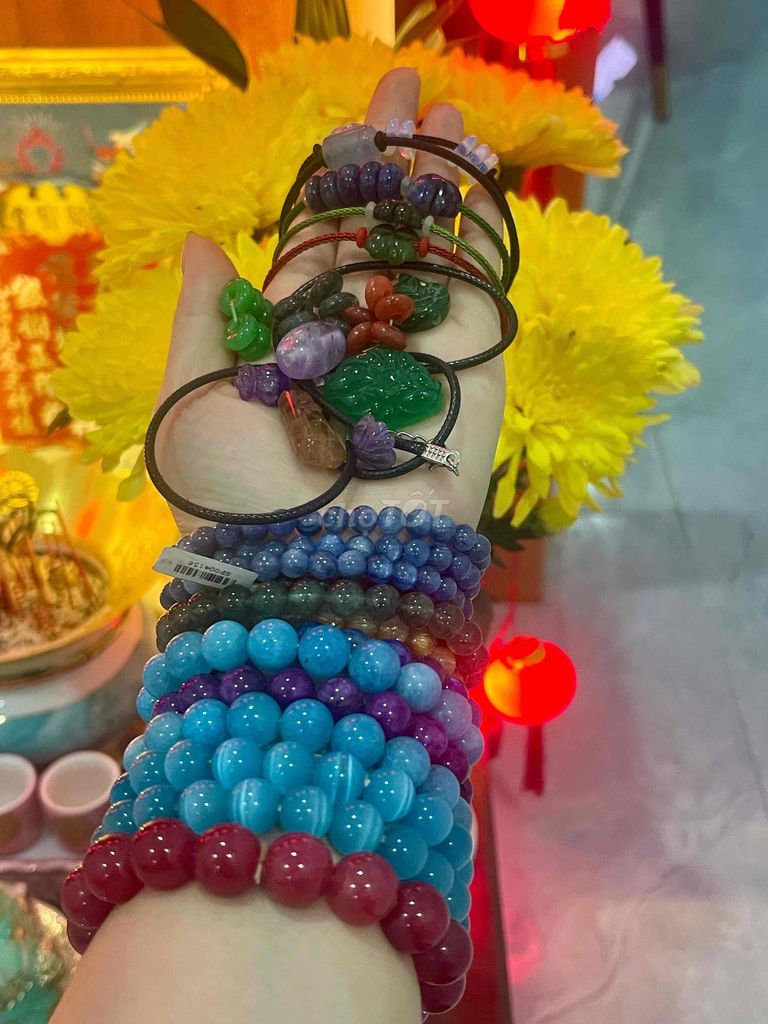 Vòng phong thủy Đá tự nhiên Nữ. Mua bán Phụ kiện thời trang khác tại Thành phố Biên Hòa Đồng Nai được đăng bởi Minh Tran hình 1