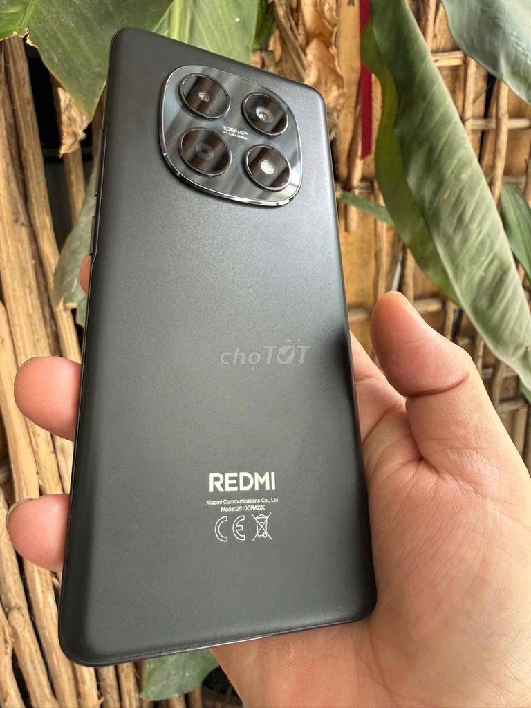 Xiaomi Redmi Note 15 128GB Đen. Mua bán Điện thoại tại Huyện Tam Bình Vĩnh Long được đăng bởi Gấu hình 1