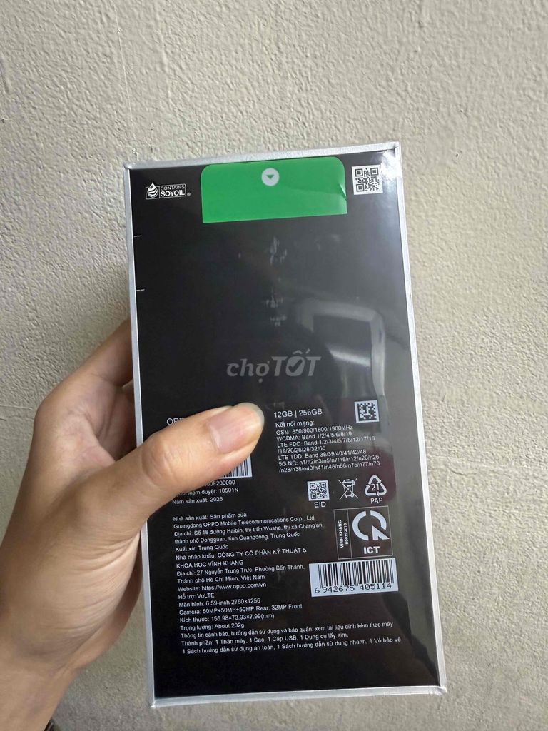 Oppo Find X9s 256GB Xám Mới. Mua bán Điện thoại tại Quận Tân Phú Tp Hồ Chí Minh được đăng bởi Hưng hình 1