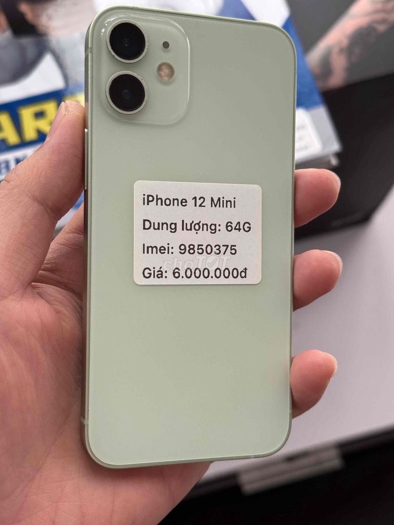 iPhone 12 Mini 64GB Xanh lá đẹp keng chuẩn zin. Mua bán Điện thoại tại Thành phố Buôn Ma Thuột Đắk Lắk được đăng bởi Nguyễn Hoàng hình 1