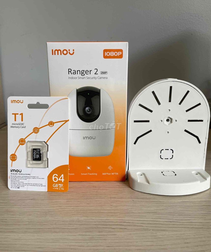 Camera IMOU 2.0MP 1080P Chân Đế Thẻ Nhớ 64GB