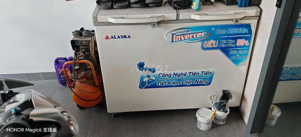Tủ đông Alaska Inverter Trắng. Mua bán Tủ lạnh tại Thị xã Điện Bàn Quảng Nam được đăng bởi Đạt G hình 1