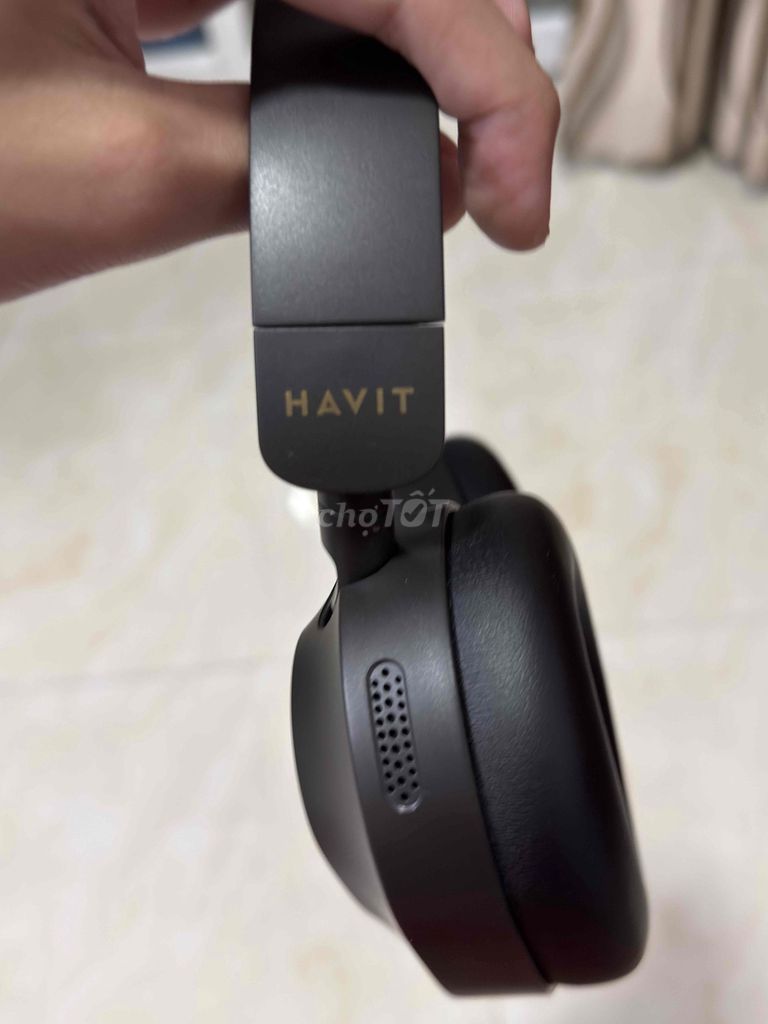Tai nghe chụp tai Havit NC01H Chống ồn Đen. Mua bán Tivi, Âm thanh tại Huyện Hóc Môn Tp Hồ Chí Minh được đăng bởi Uyên Trang hình 1