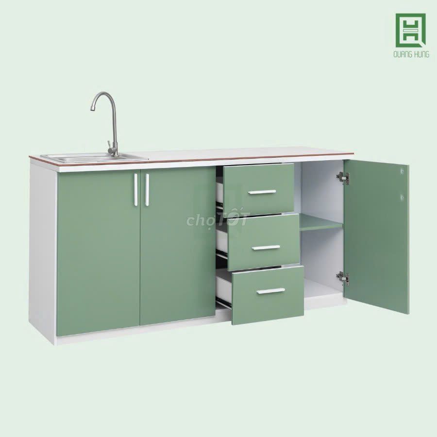 Tủ bếp Nhựa Đài Loan 1m6 x 80, tủ bếp mini, tủ bếp. Mua bán Tủ, kệ gia đình tại Thành phố Thủ Đức Tp Hồ Chí Minh được đăng bởi Nội Thất Quang Hùng hình 1