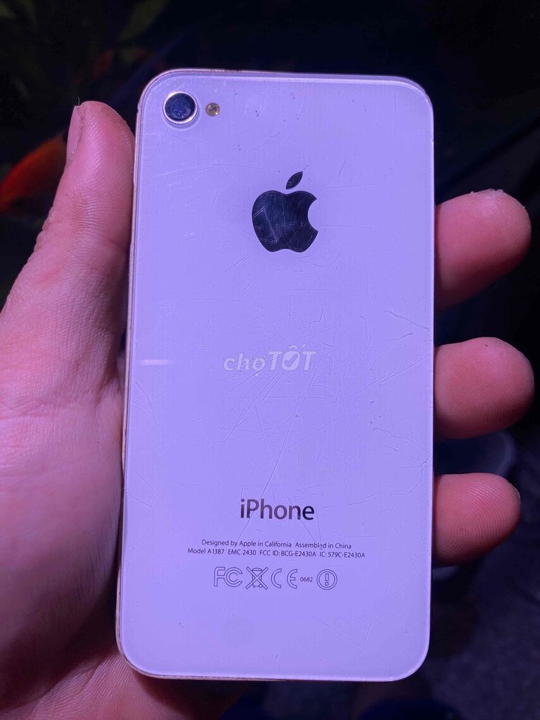 Apple iPhone 4s Trắng. Mua bán Điện thoại tại Huyện Nhơn Trạch Đồng Nai được đăng bởi Ẩn Danh hình 1