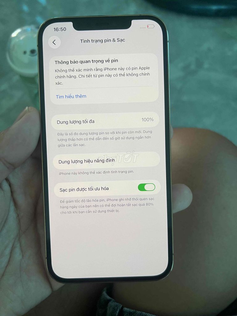 iPhone 12 Pro Max 128GB Vàng Đã sử dụng. Mua bán Điện thoại tại Huyện Kim Sơn Ninh Bình được đăng bởi Keng  hình 1