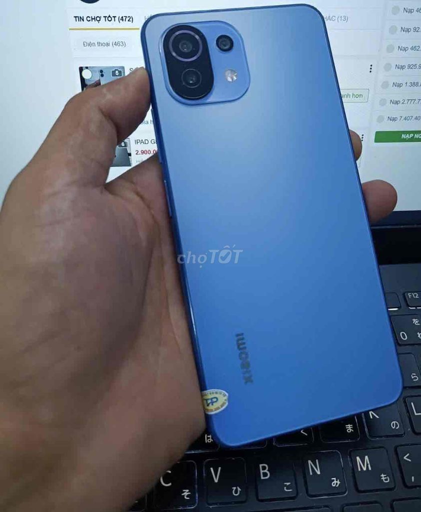 Xiaomi 11 Lite 5G NE 8GB/128GB Xanh. Mua bán Điện thoại tại Quận Bình Thạnh Tp Hồ Chí Minh được đăng bởi AN MOBILE hình 1