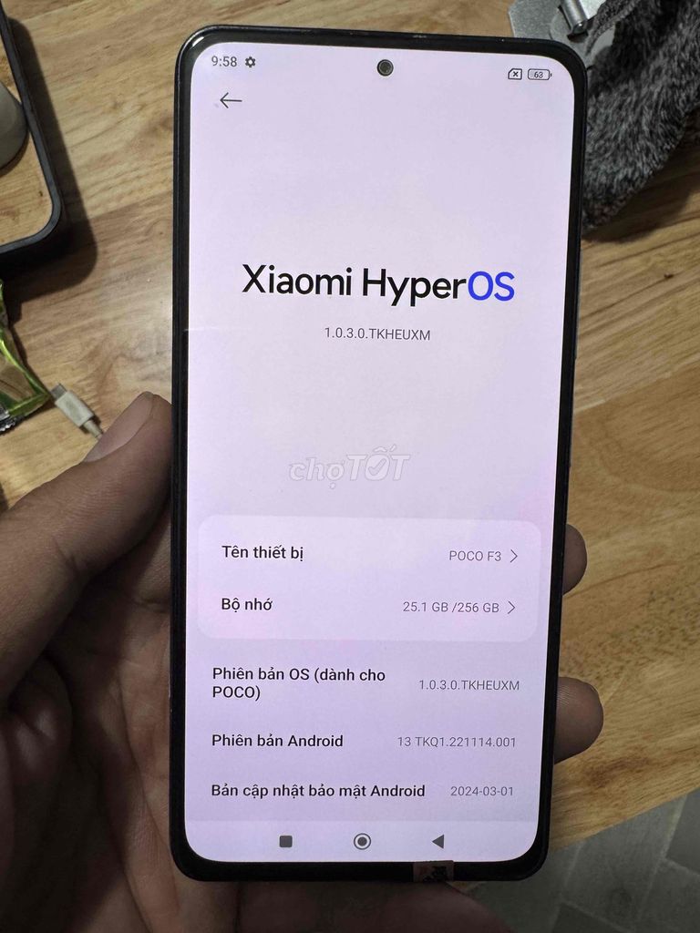 Xiaomi k40 12GB 256GB Xanh cài rôm quốc tế poco 3. Mua bán Điện thoại tại Huyện Châu Thành Bến Tre được đăng bởi Từ Văn Thanh hình 1