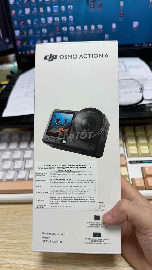 DJI Osmo Action 6 combo. Mua bán Máy ảnh, Máy quay tại Quận Hà Đông Hà Nội được đăng bởi Hoài Thanh Nguyễn hình 1