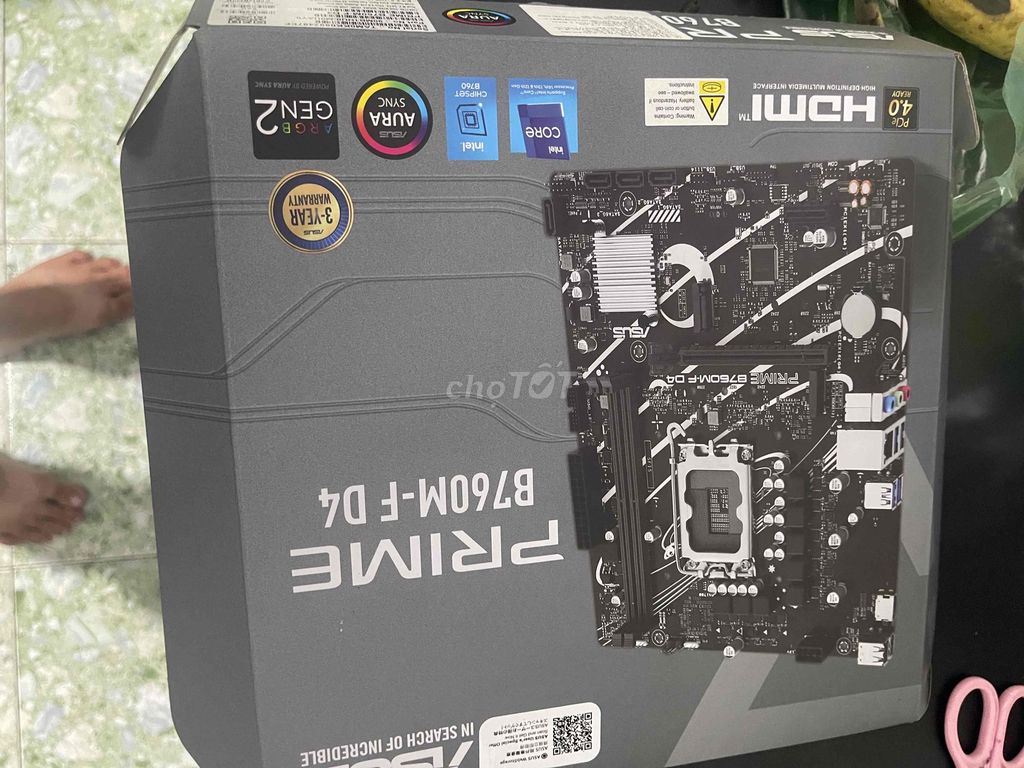 Bo mạch chủ ASUS PRIME B760M-F D4+ i5 13400f. Mua bán Linh kiện (RAM, Card...) tại Thị xã Bến Cát Bình Dương được đăng bởi BẢO VY hình 1