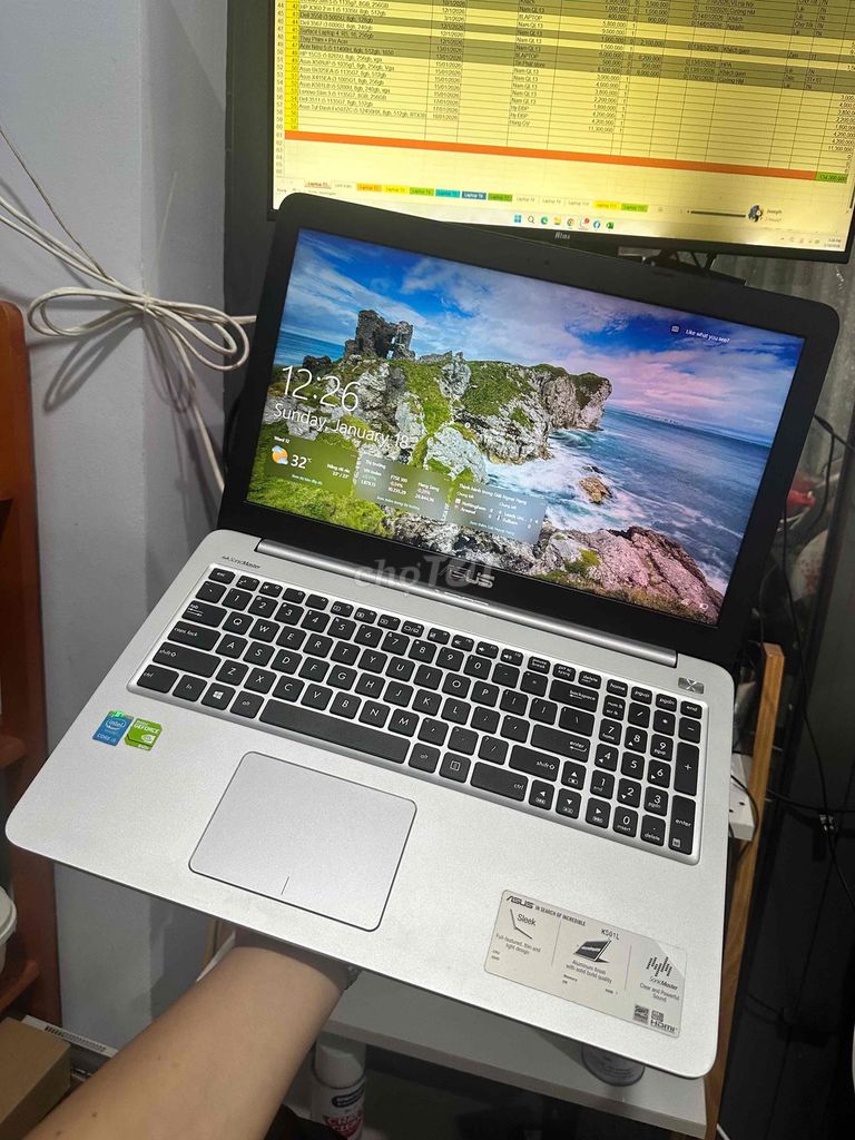 Asus K501LB i5 5200U, ram 8gb,ssd 256gb, vga rời. Mua bán Laptop tại Quận Bình Thạnh Tp Hồ Chí Minh được đăng bởi Mr T hình 1