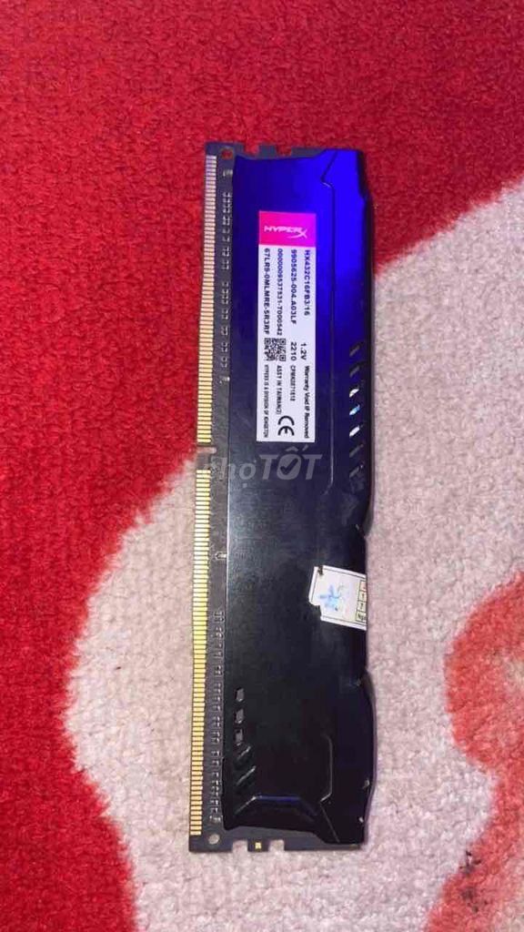 RAM HyperX Fury 16GB DDR4. Mua bán Linh kiện (RAM, Card...) tại Huyện Tân Phước Tiền Giang được đăng bởi Tran Văn Hẹn hình 1