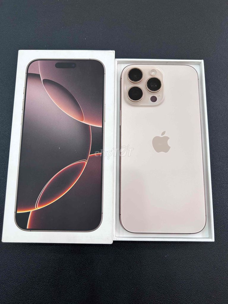 iPhone 16 Pro Max 256GB sa mạc máy đẹp keng. Mua bán Điện thoại tại Thành phố Buôn Ma Thuột Đắk Lắk được đăng bởi Nguyễn Hoàng hình 1