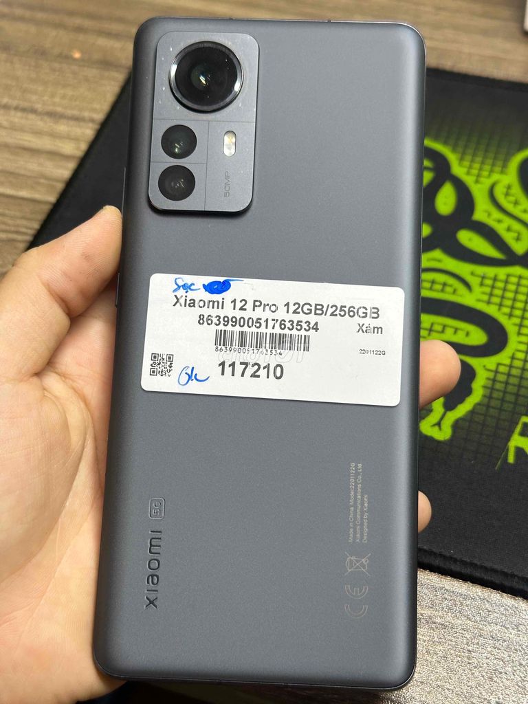 Xiaomi 12 Pro 256GB Xám Sọc màn. Mua bán Điện thoại tại Thành phố Thủ Đức Tp Hồ Chí Minh được đăng bởi Hiếu hình 1