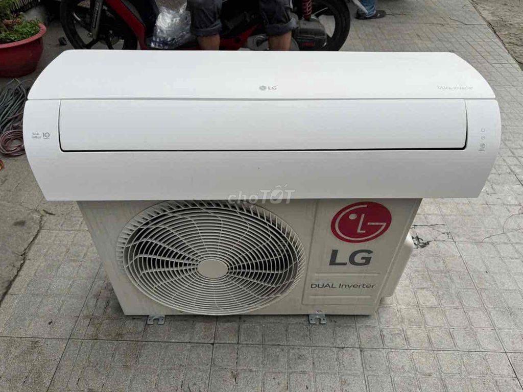 may lạnh Lg 1.5hp zin NEW 95 % dual inverter