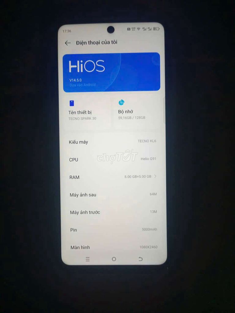 Tecno Spark 30 128GB Vàng Android 14. Mua bán Điện thoại tại Huyện Hóc Môn Tp Hồ Chí Minh được đăng bởi vũ thanh hình 1