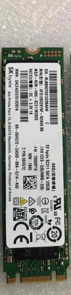 Thẻ nhớ SDD nvme 128G