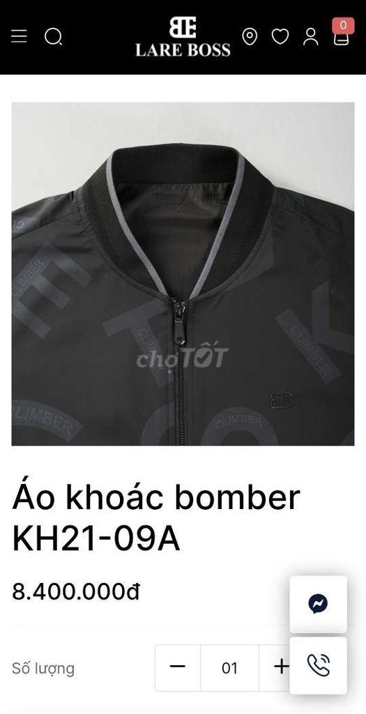 Áo khoác bomber Lareboss