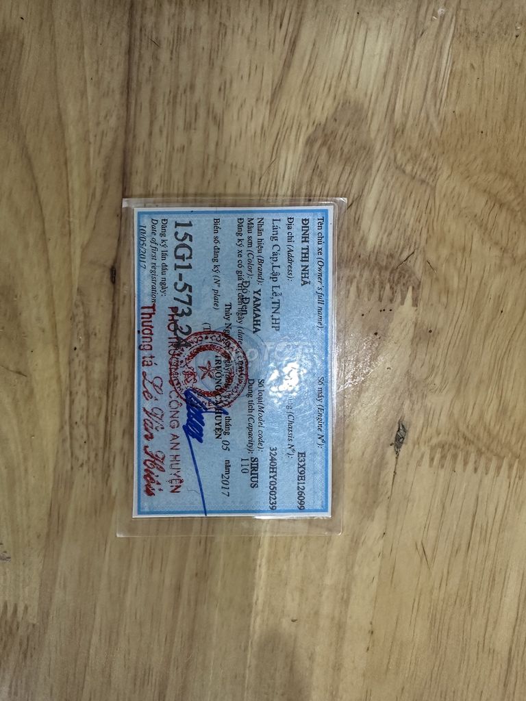 Bán Yamaha Sirius -2017. Đi chuẩn 1v7.. Mua bán Xe máy tại Huyện Thuỷ Nguyên Hải Phòng được đăng bởi Hau Khac hình 5