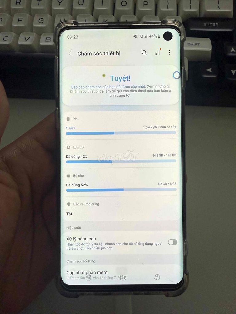 Samsung Galaxy S10 8/128GB snap 855. Mua bán Điện thoại tại Quận 7 Tp Hồ Chí Minh được đăng bởi Nguyễn Quân hình 1