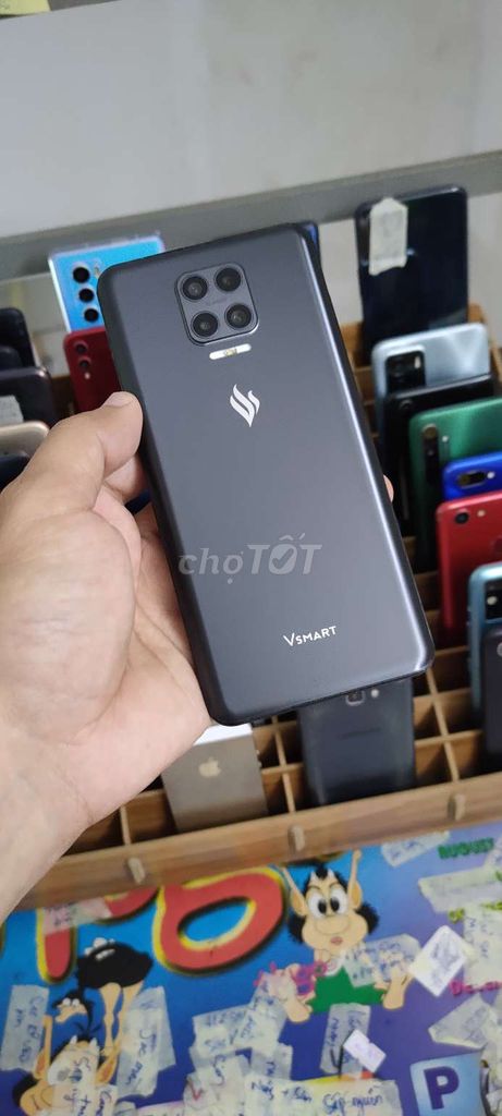 Vsmart aris, ram 6gb, 2sim , pin 5000. Mua bán Điện thoại tại Quận Gò Vấp Tp Hồ Chí Minh được đăng bởi A LONG   nhận thanh toán THẺ TÍN DỤNG hình 1