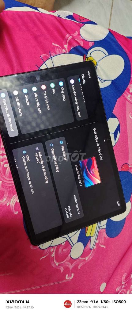 Lenovo Xiaoxin Pad 2024 8GB/128GB Đen. Mua bán Máy tính bảng tại Thành phố Thủ Đức Tp Hồ Chí Minh được đăng bởi Thích Trải Nghiệm  hình 1