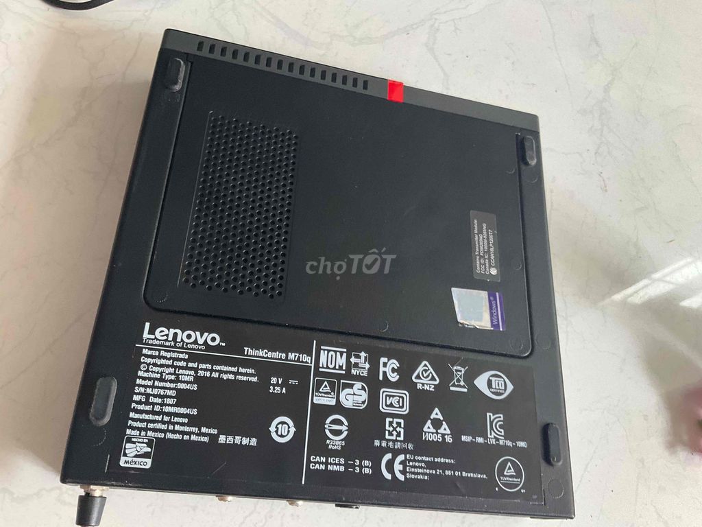 Mây tính mini Lenovo m710q i5 7500T ram 8 ssd 256