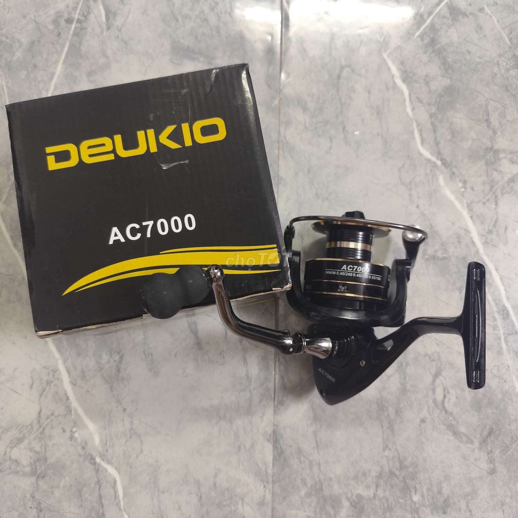 Máy câu cá Deukio AC7000 Đen Mới. Mua bán Đồ thể thao, Dã ngoại tại Quận 3 Tp Hồ Chí Minh được đăng bởi Bán hàng lạ hình 1