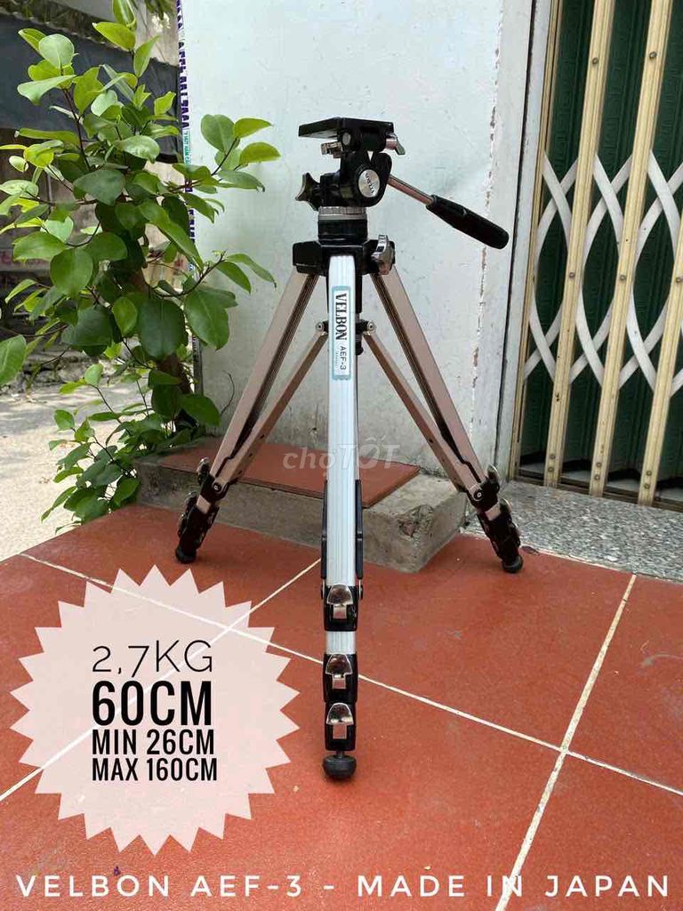 Chân máy ảnh Velbon AEF-3 made in Japan. Mua bán Máy ảnh, Máy quay tại Quận Gò Vấp Tp Hồ Chí Minh được đăng bởi Toàn Nhật hình 1