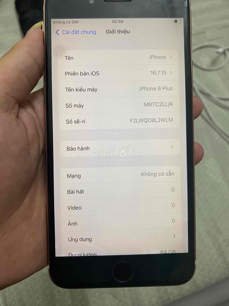 iPhone 8 Plus 64GB Vàng. Mua bán Điện thoại tại Quận Đống Đa Hà Nội được đăng bởi Hồng Sơn hình 1
