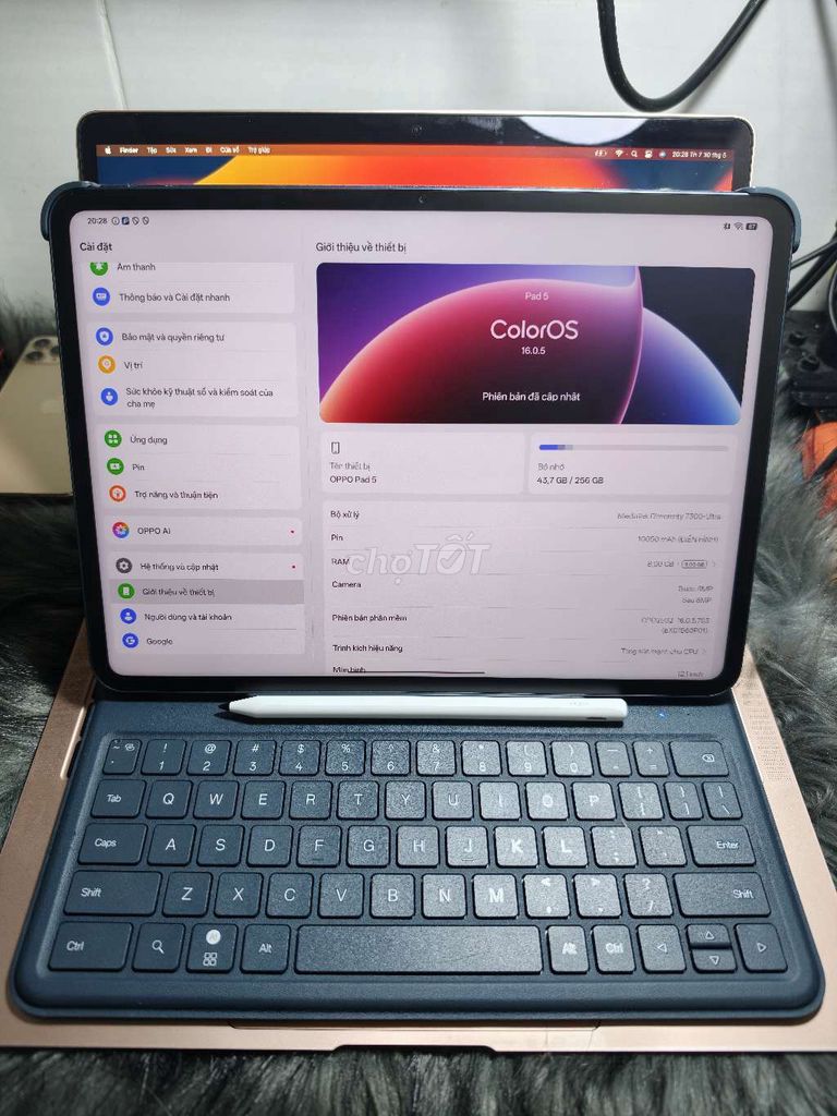 Oppo Pad 5 8/256 kèm bàn phím và bút - bh 2/2027. Mua bán Máy tính bảng tại Quận 10 Tp Hồ Chí Minh được đăng bởi Minh Sang hình 1