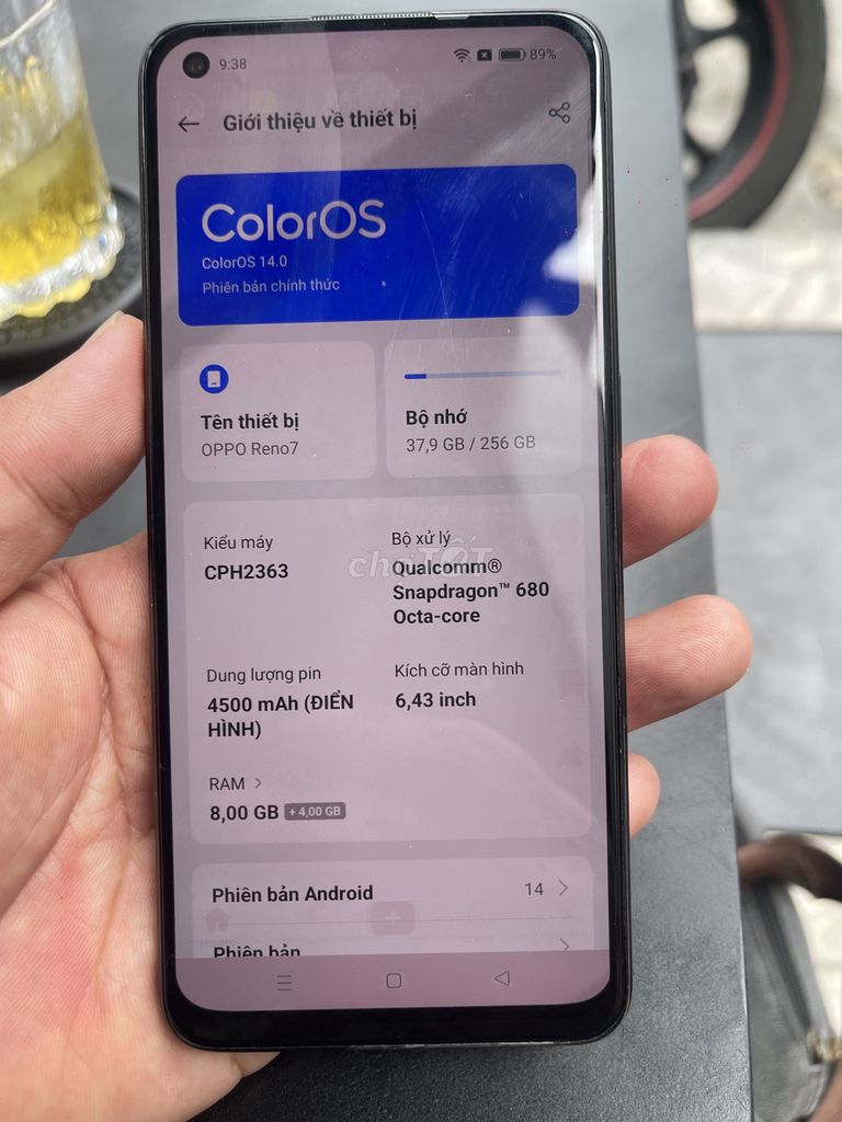 Oppo Reno 7 256GB 11 Pro max rẽ. Mua bán Điện thoại tại Quận Bình Tân Tp Hồ Chí Minh được đăng bởi mua bán đàng hoàng  hình 1