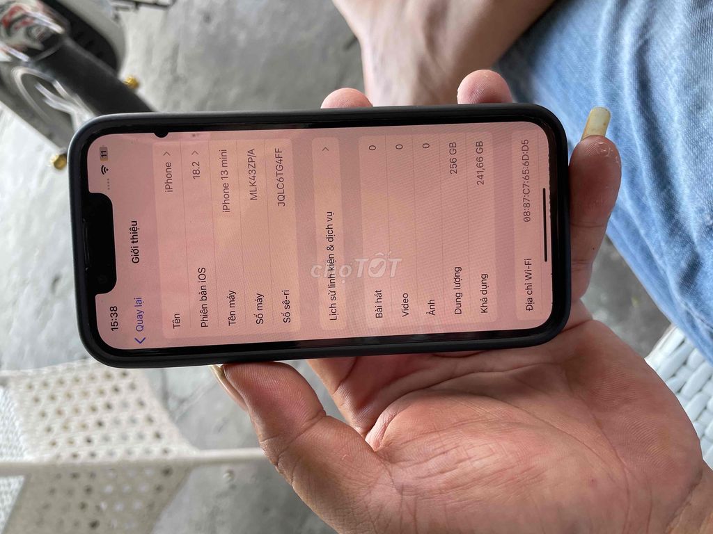 iphone 13 mini 256 qte lỏ có giao lưu