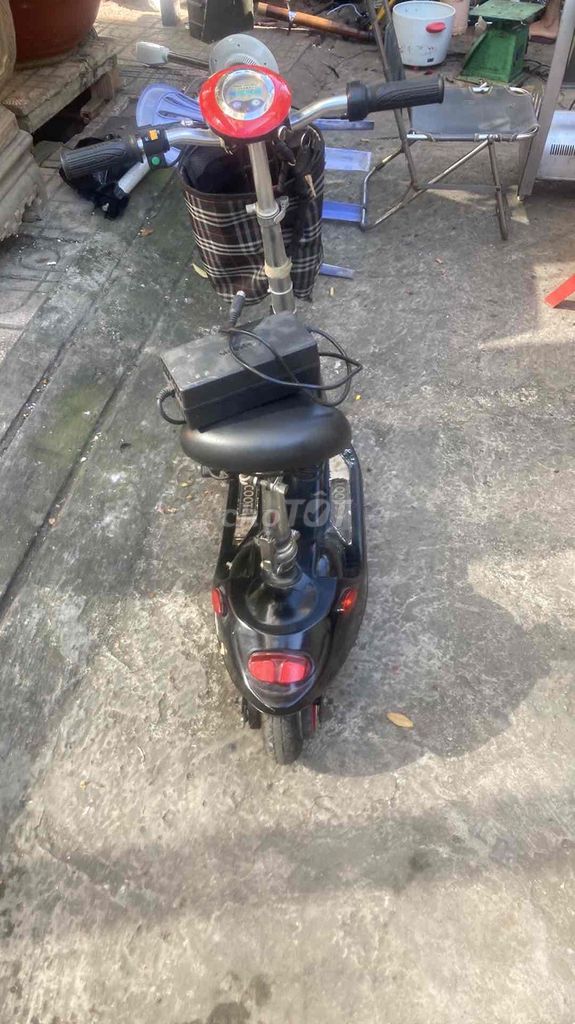 Xe điện Gấp gọn màu Đen. Mua bán Xe điện tại Quận Tân Phú Tp Hồ Chí Minh được đăng bởi A  quân hình 5