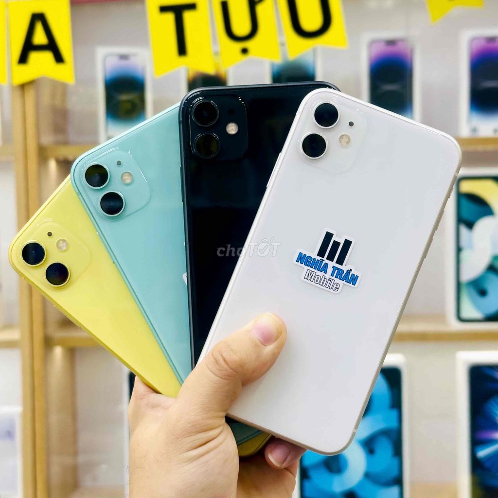 🍎 11 THƯỜNG ĐỦ 4 MÀU QUỐC TẾ ĐẸP ZIN 98-99%P87-100. Mua bán Điện thoại tại Quận Bình Thuỷ Cần Thơ được đăng bởi Nghĩa Trần Mobile hình 1