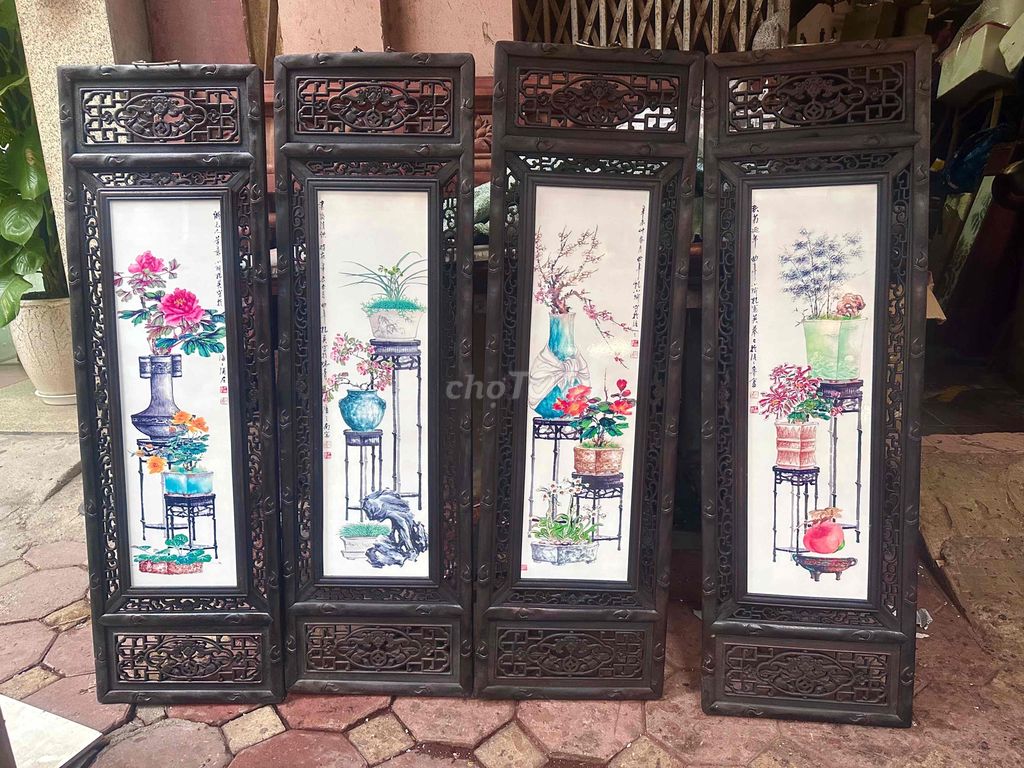 tranh sứ kt 120x36cm