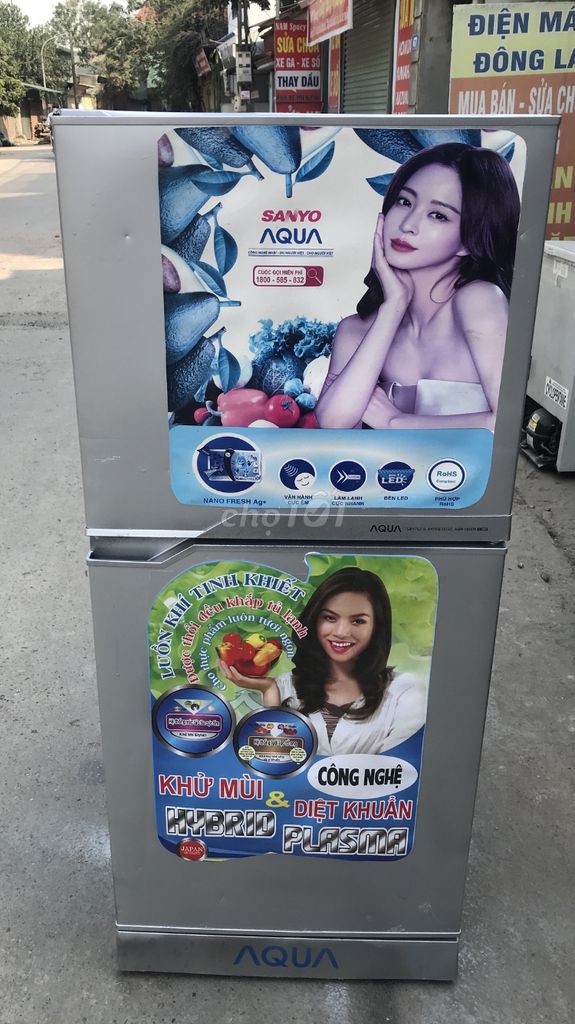 Tủ lạnh aqua 120 lít quạt gió